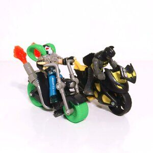 Imaginext DC Comics Lot of 2 With Motorcycles - Bane Batman